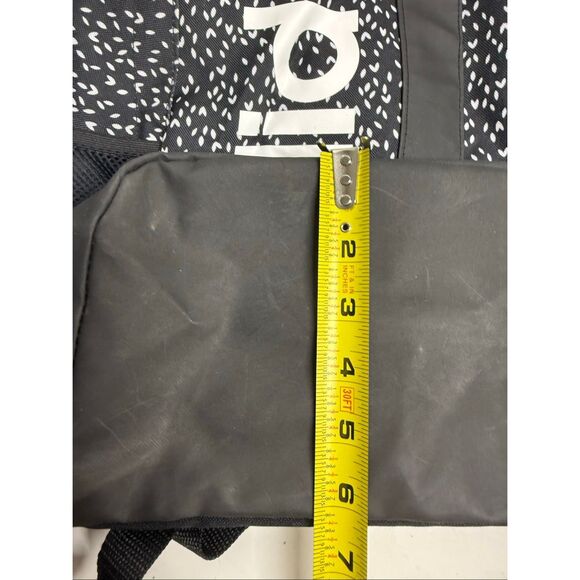 Rare Adidas Linear Graphic Backpack Black White Padded Straps - Picture 12 of 15